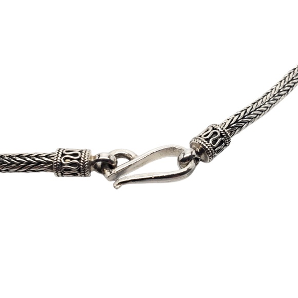 BA Sterling Silver Flexible Snake Chain Necklace #17646 - Picture 3 of 6